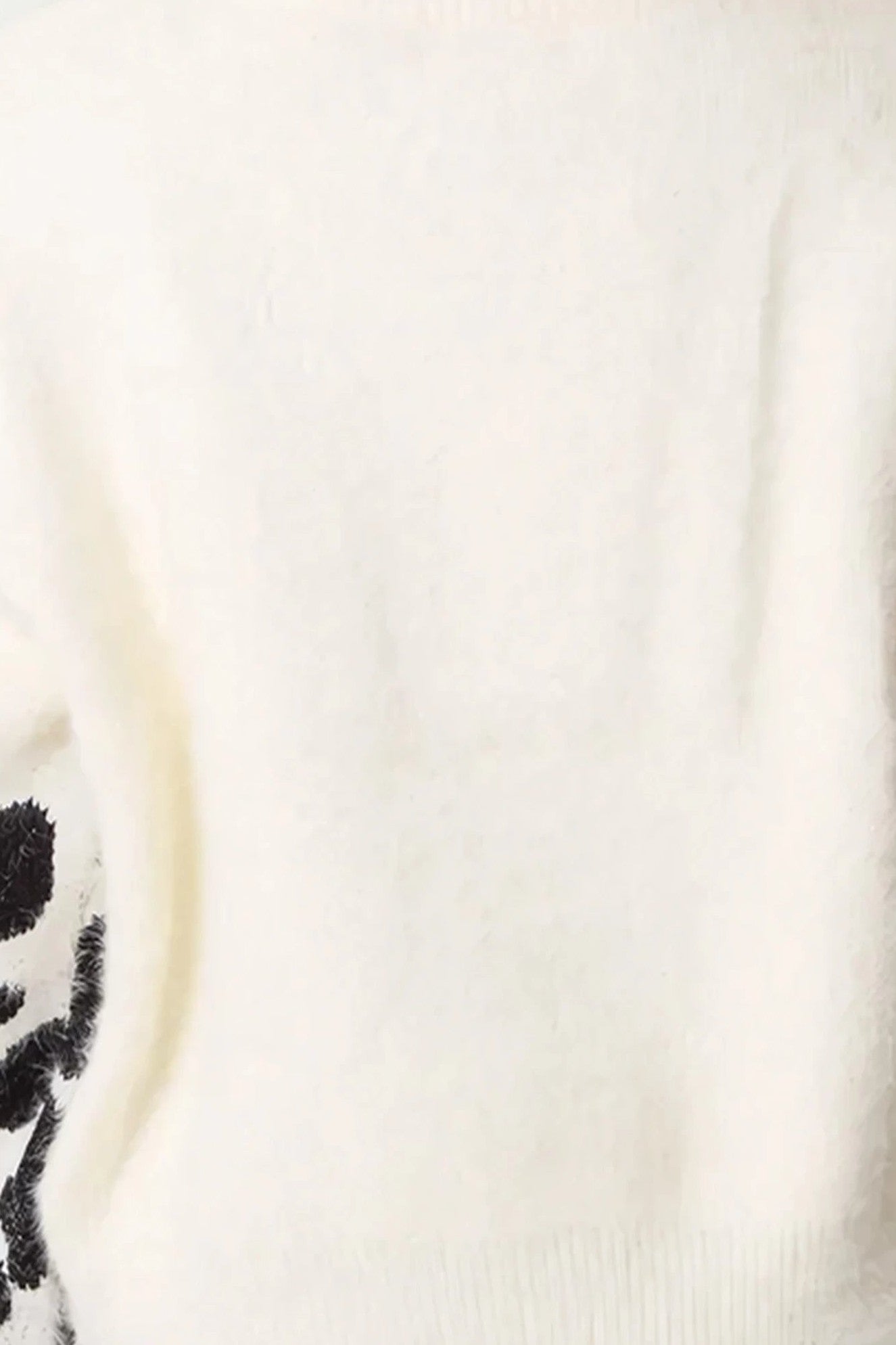 Ivory Mixed Animal Pattern Knit Jumper-4