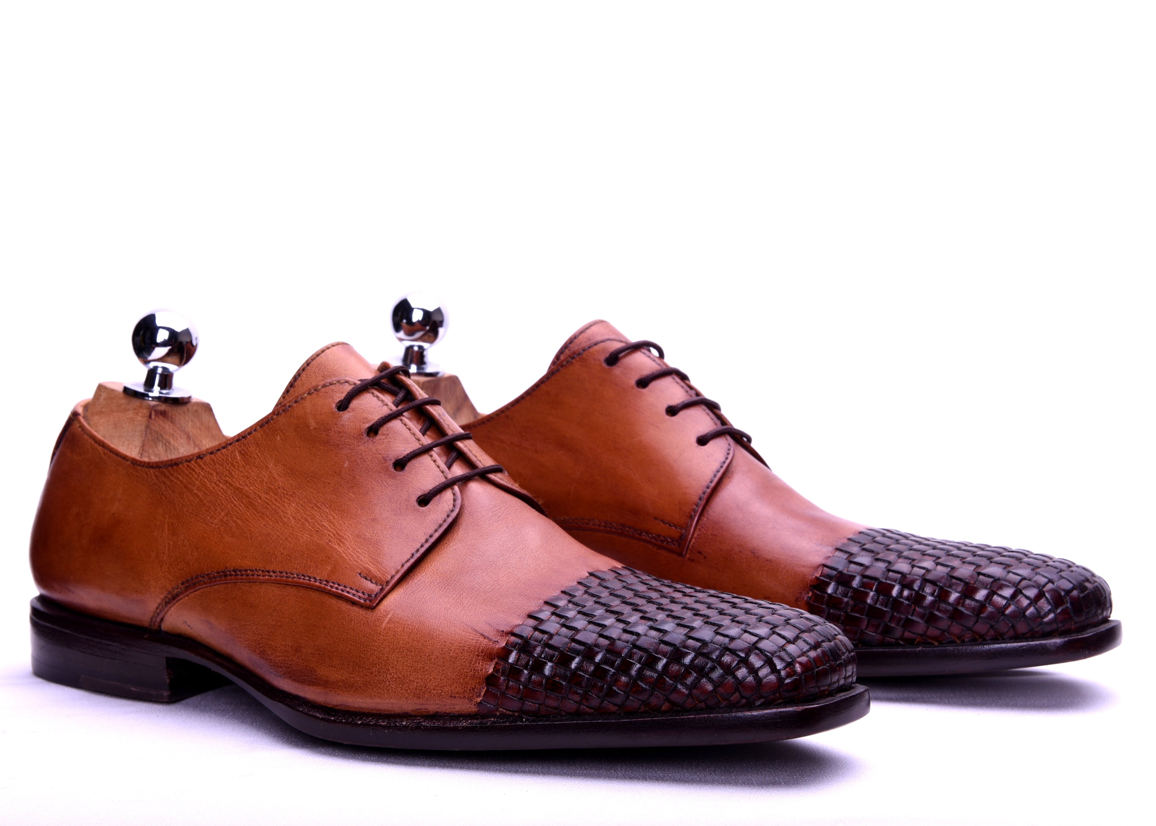 Marseille - Tan Derby Dress Shoes-1