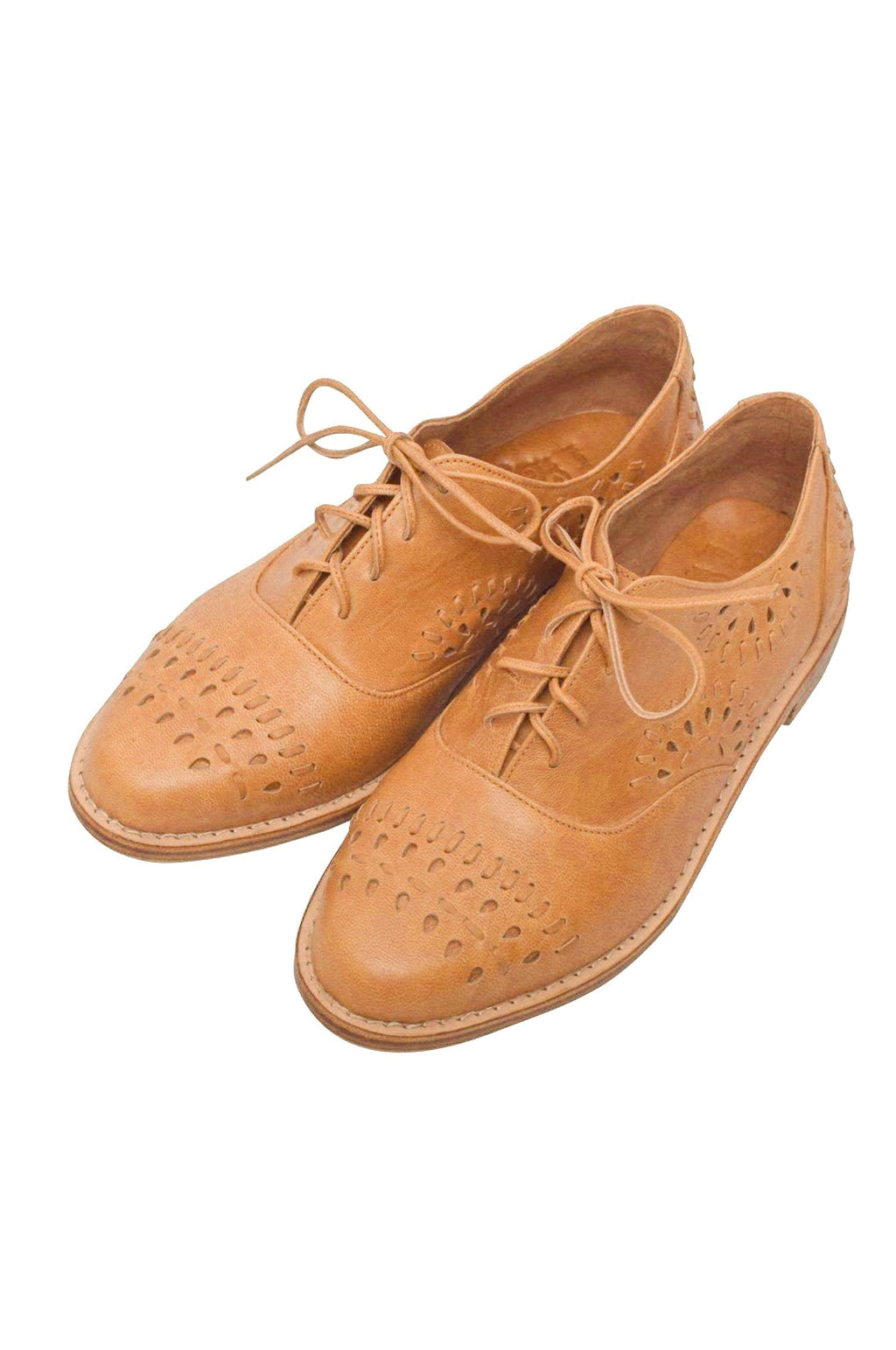 Heartbreak Leather Oxfords (Sz. 5, 8.5, 10)-1