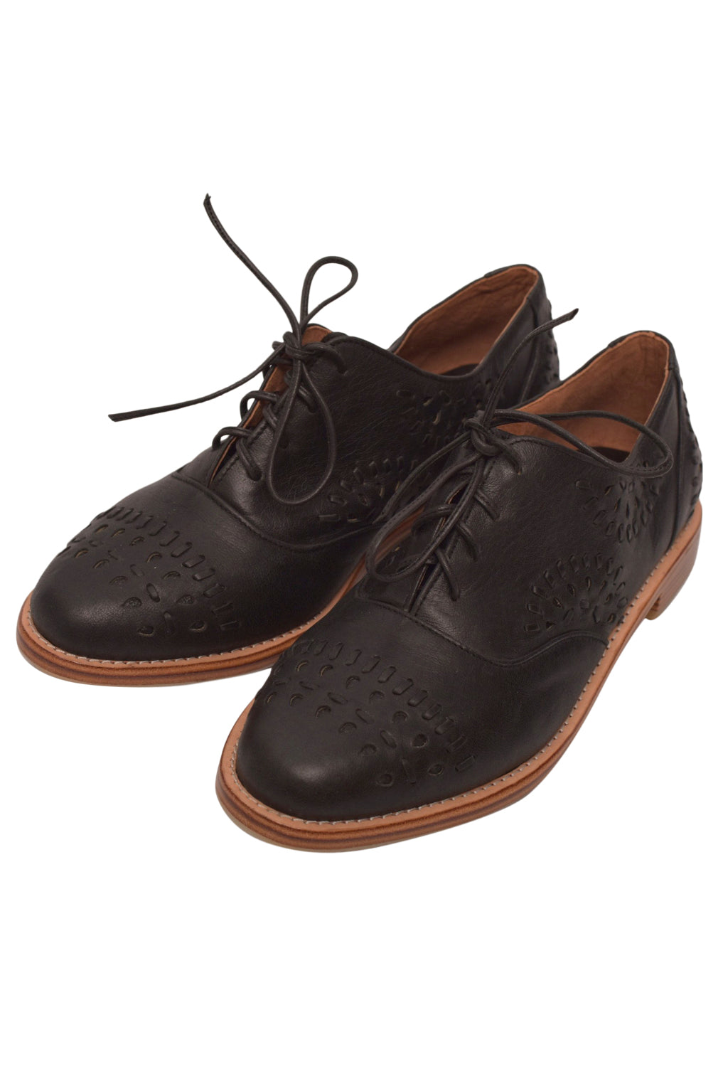 Heartbreak Leather Oxfords (Sz. 5, 8.5, 10)-5