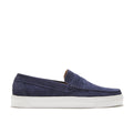 Slip-on Sneaker Loafers, navy blue suede-0