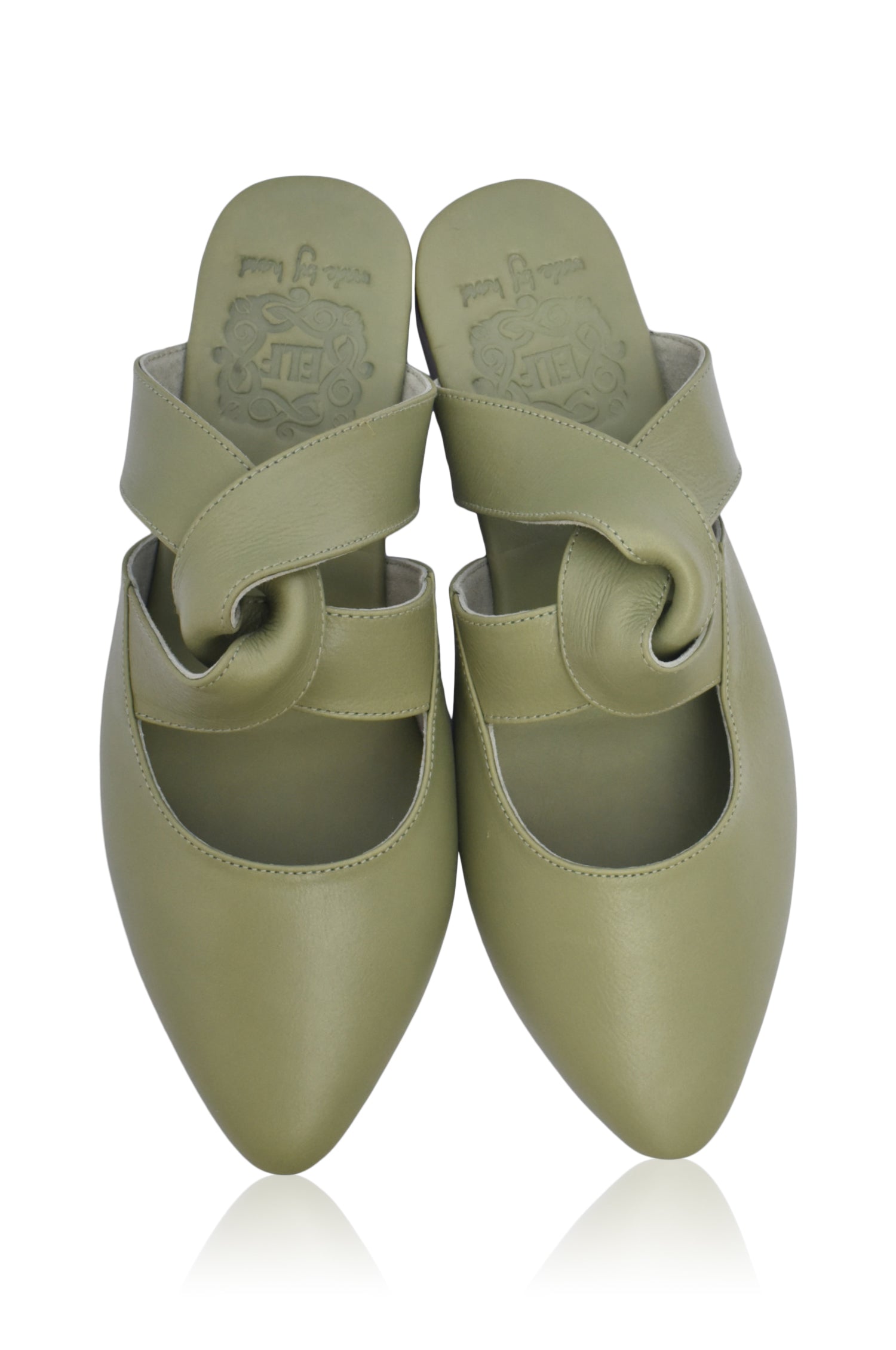 Taj Mahal Pointy Toe Mules-1