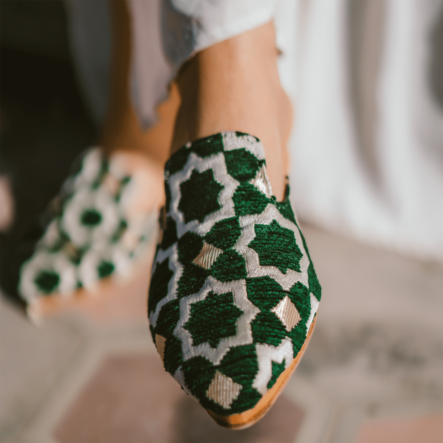 Leather Slippers Tamghra-0