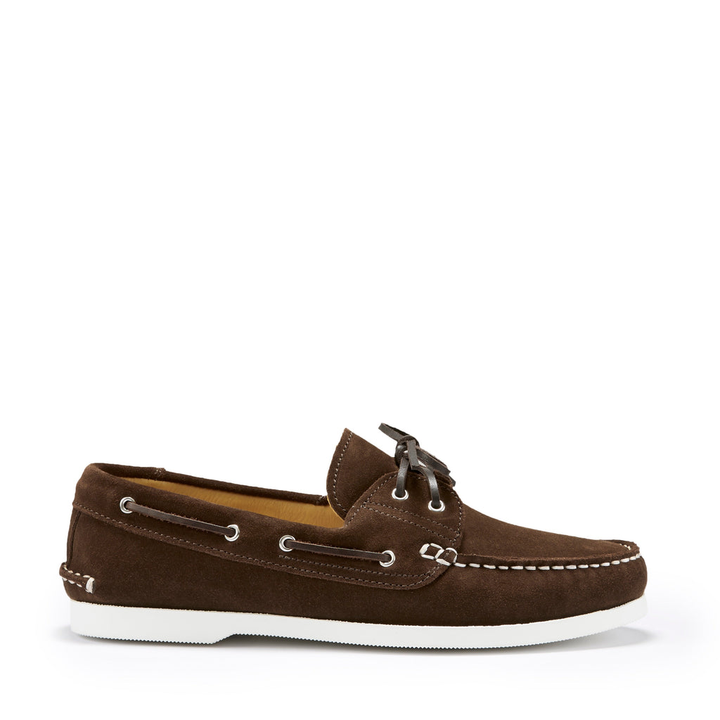 Deck Shoes, brown suede-0