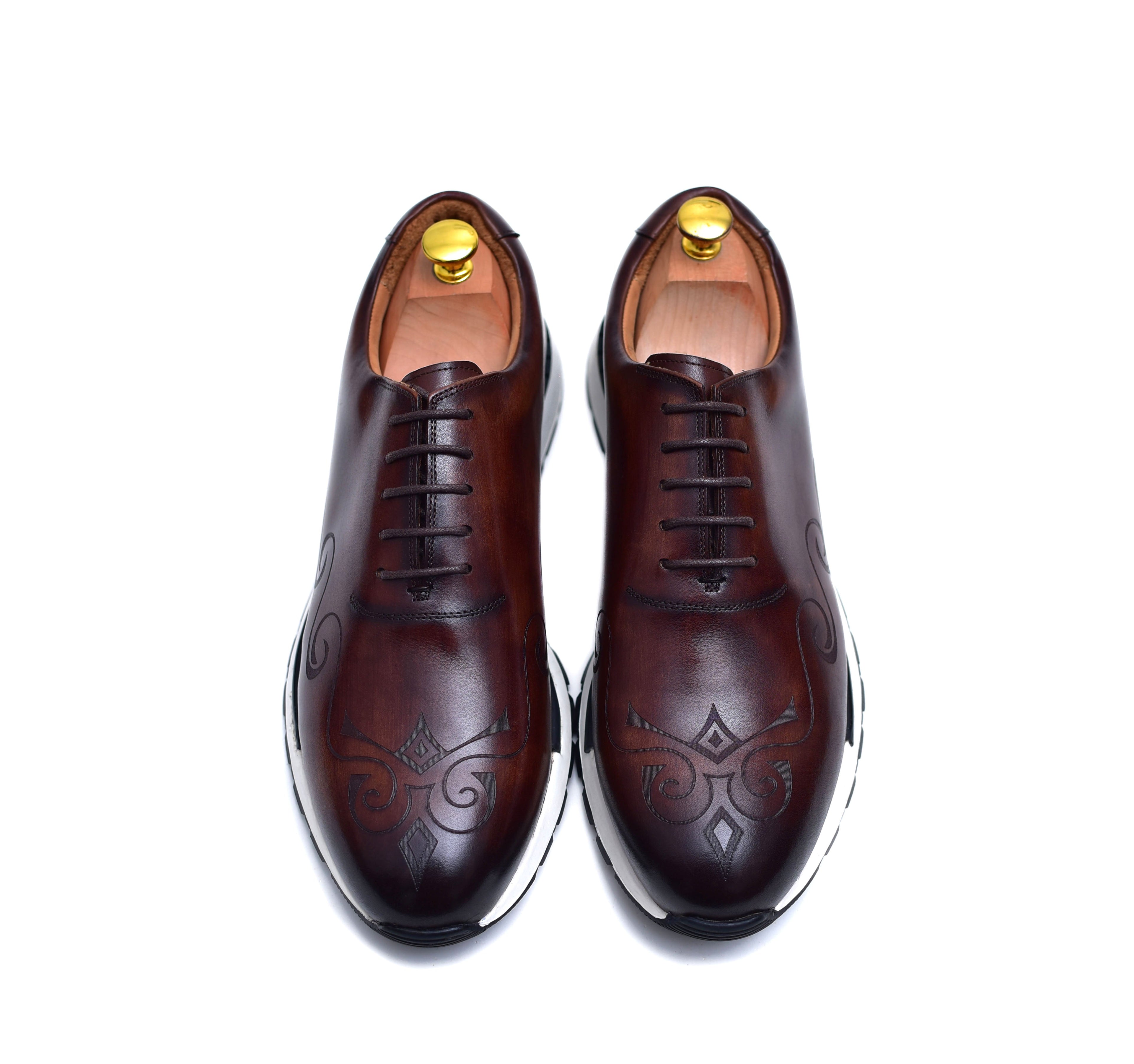 Archie III - Brown Dress Sneakers-3