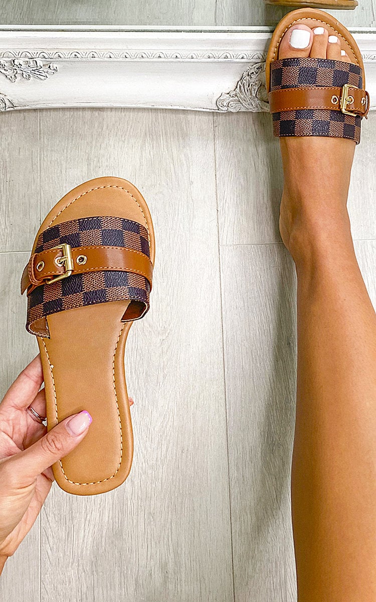 Open Toe Flat Sandals-0