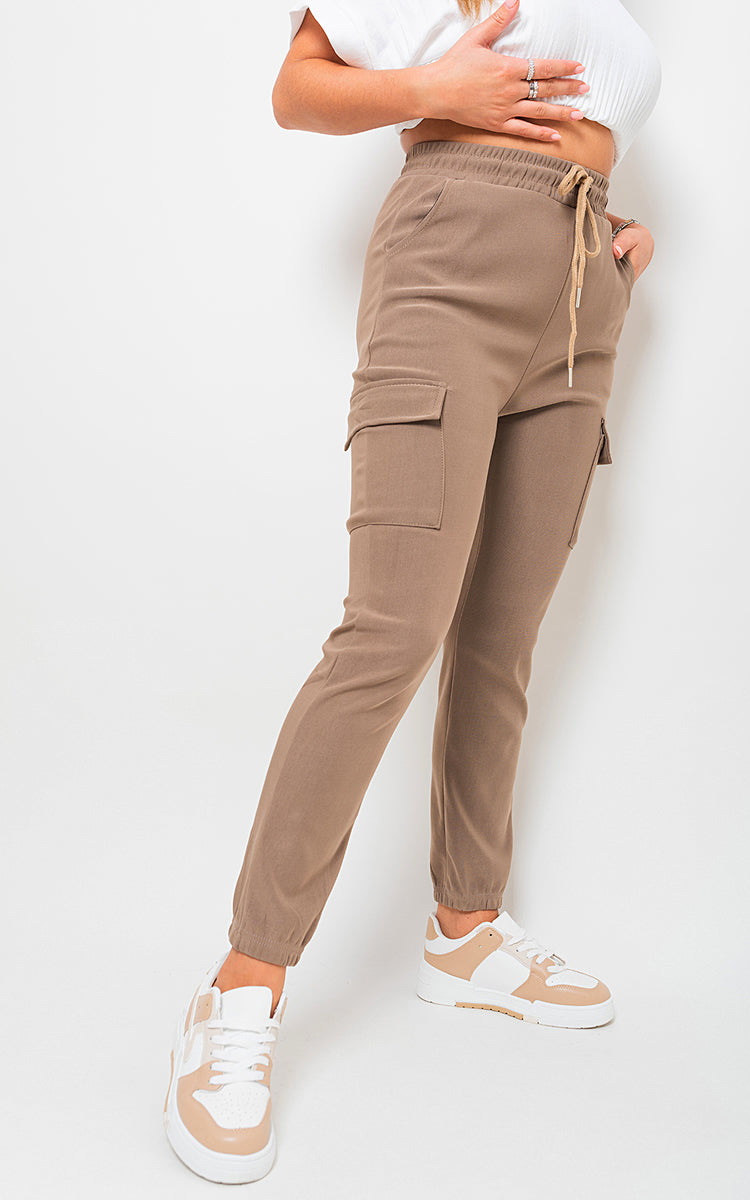 Cargo Pocket Trouser with Drawstring-25