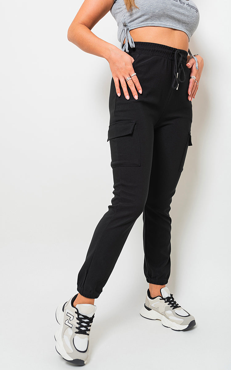 Cargo Pocket Trouser with Drawstring-20