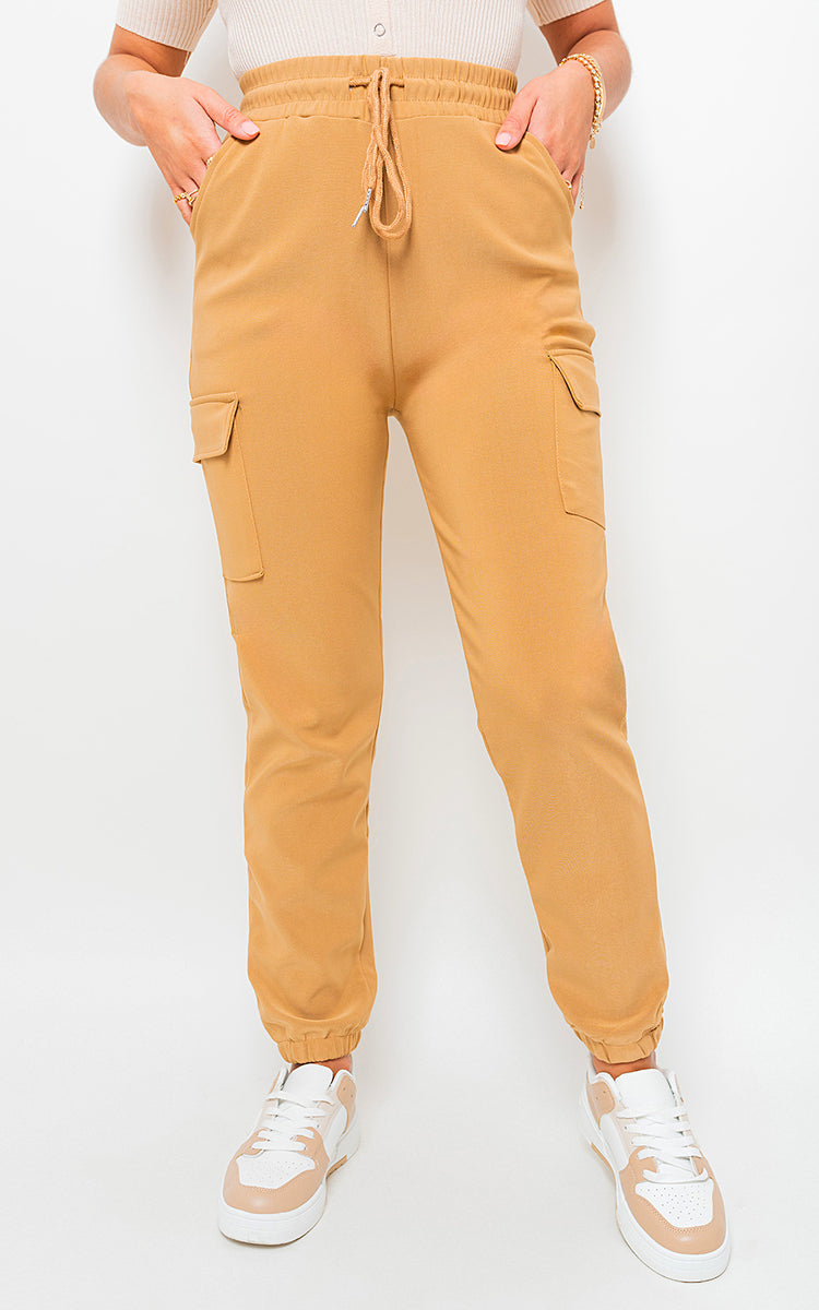 Cargo Pocket Trouser with Drawstring-31