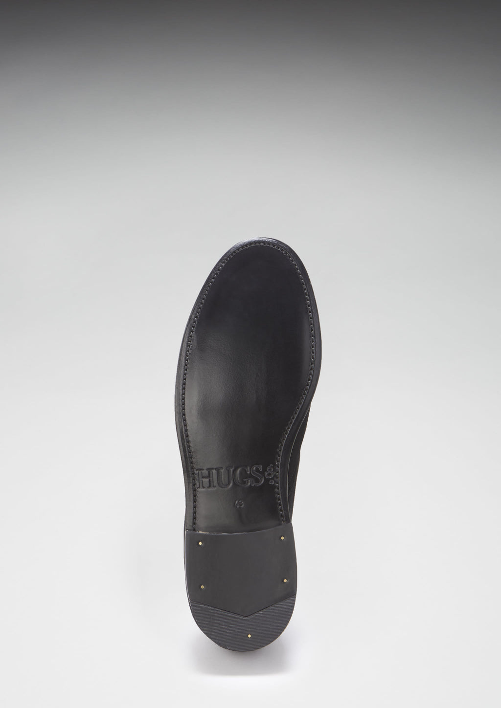 Black Suede Tasselled Brogues, Welted Leather Sole-4