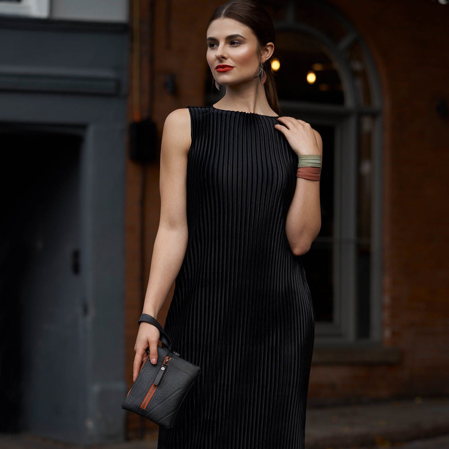 Erin Vegan Wristlet and Belt Pouch-4